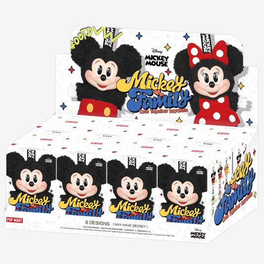 POP MART Disney Mickey Family Cute Together Keychain Blind Box