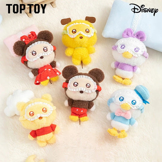 TOPTOY Disney Squinting Sleepwear Series Plush Keychains Blind Box