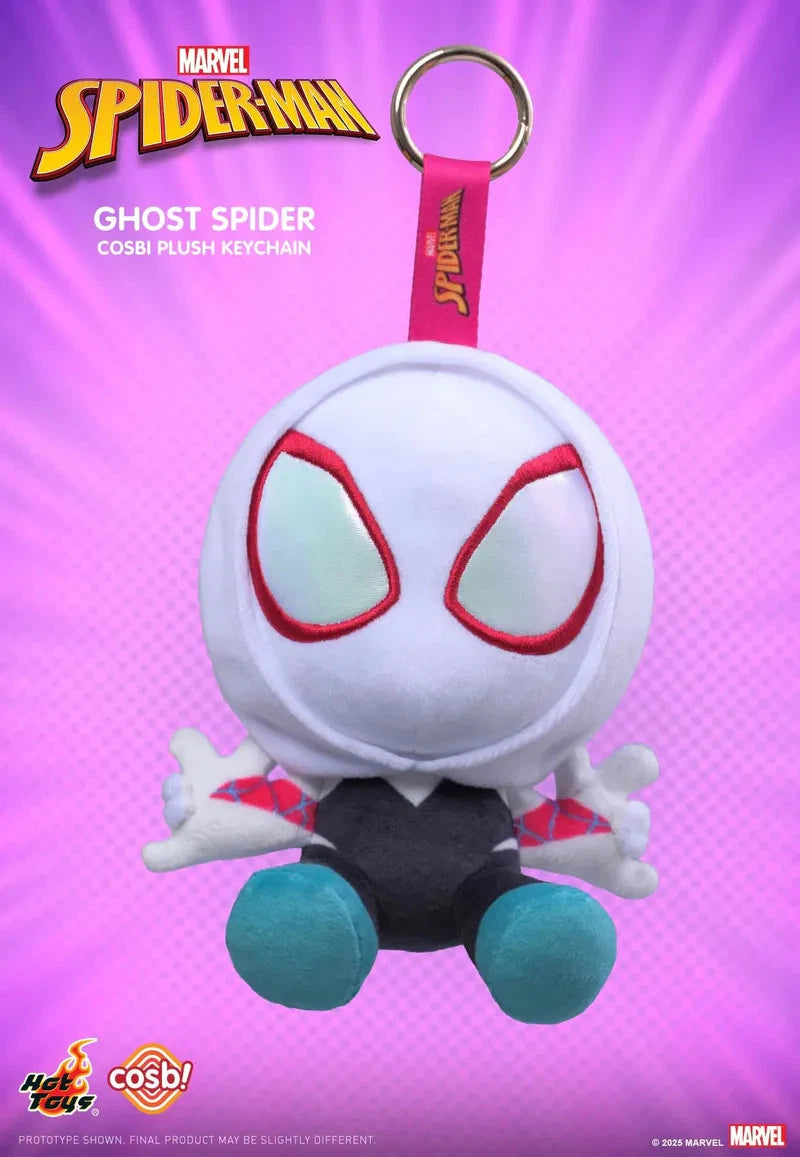 HOTTOY Cosbi Marvel Spiderman Blind Box Keychain Pandent