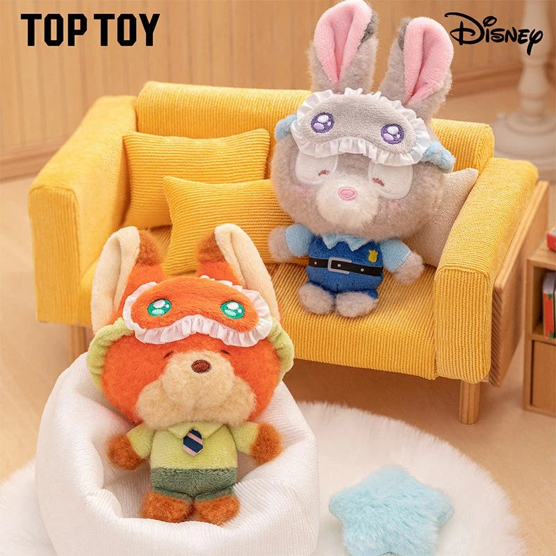 TOPTOY Disney Squinting Sleepwear Series Plush Keychains Blind Box