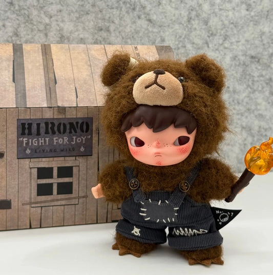 POP MART Hirono Living Wild Fight for Joy Plush Doll Vinyl