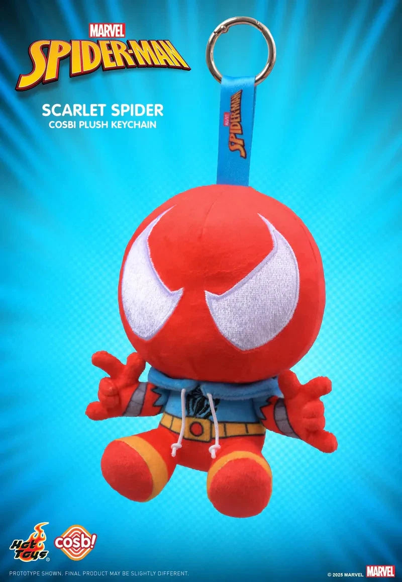 HOTTOY Cosbi Marvel Spiderman Blind Box Keychain Pandent