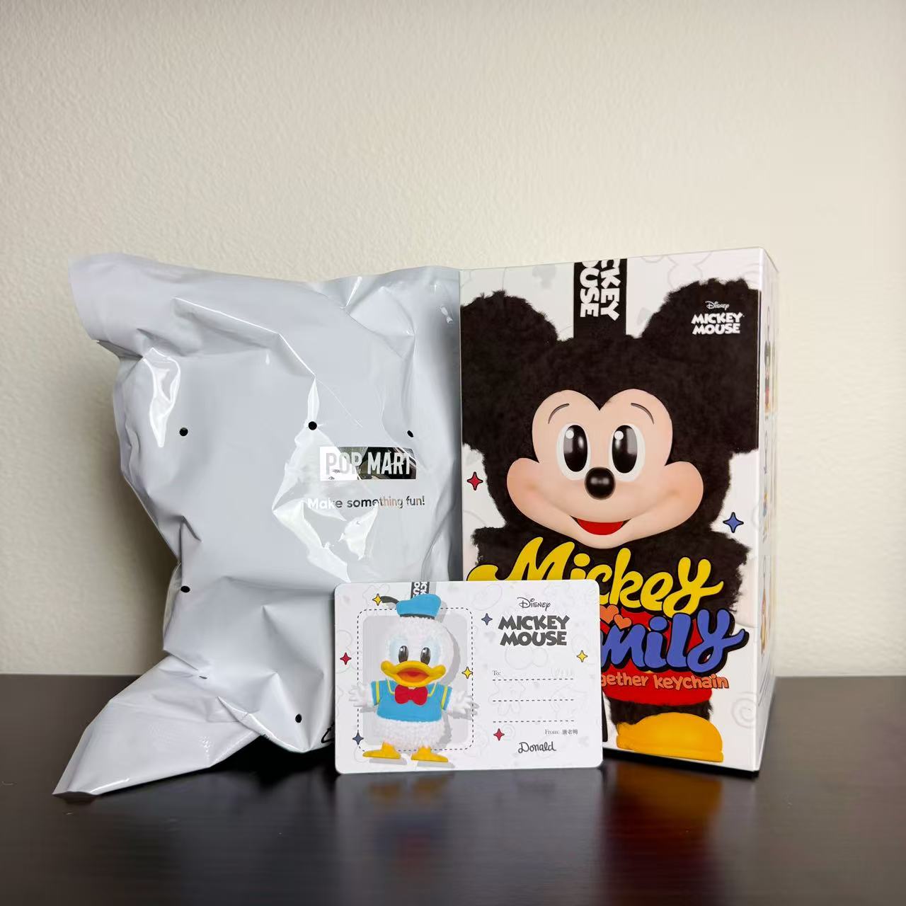 Authentic Mickey Family Cute Combination Key Chain Series Set Blind Box New