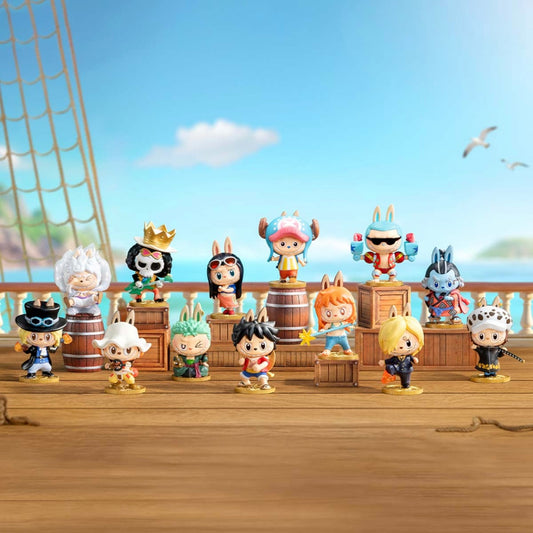 POP MART Labubu The Monsters x One Piece Series Figure Toys Dolls