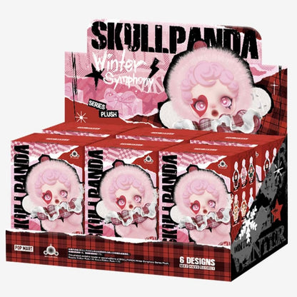 Authentic POP MART SKULLPANDA Winter Symphony Series Plush Keychain
