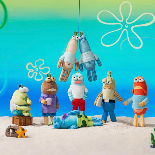 Pop Mart x Bikini Bottom Buddies Plush Sealed Case (6 Blind Box)