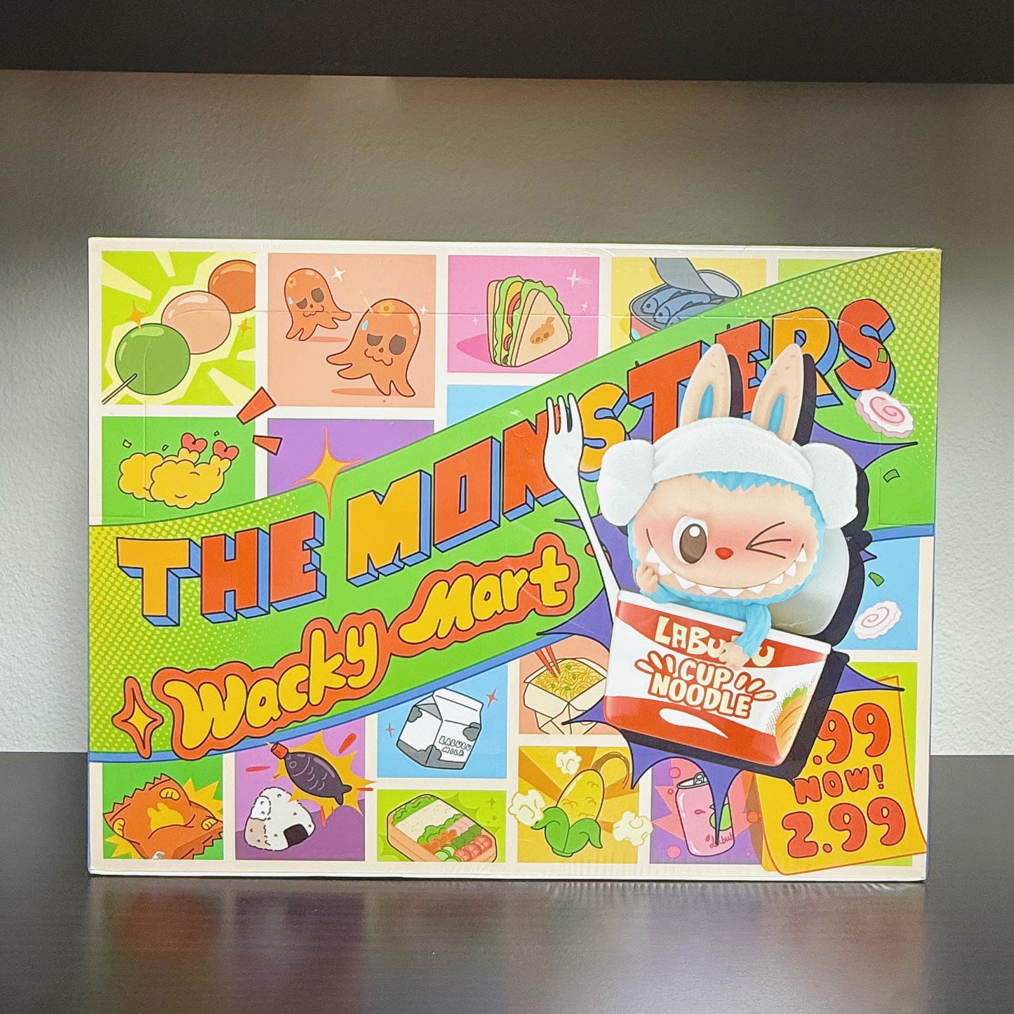 Pop Mart Labubu Wacky Mart Series Figure Sealed Case (12 Blind Box) Cute Gift