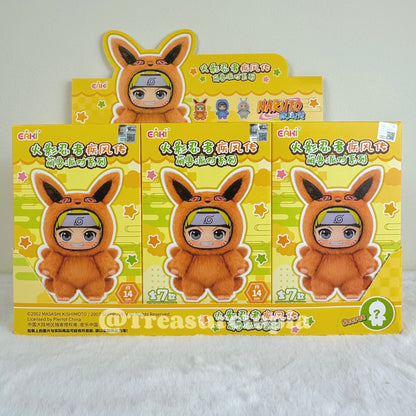 EAKI Naruto Beast Party Plush Pendant Blind Box Figure Anime