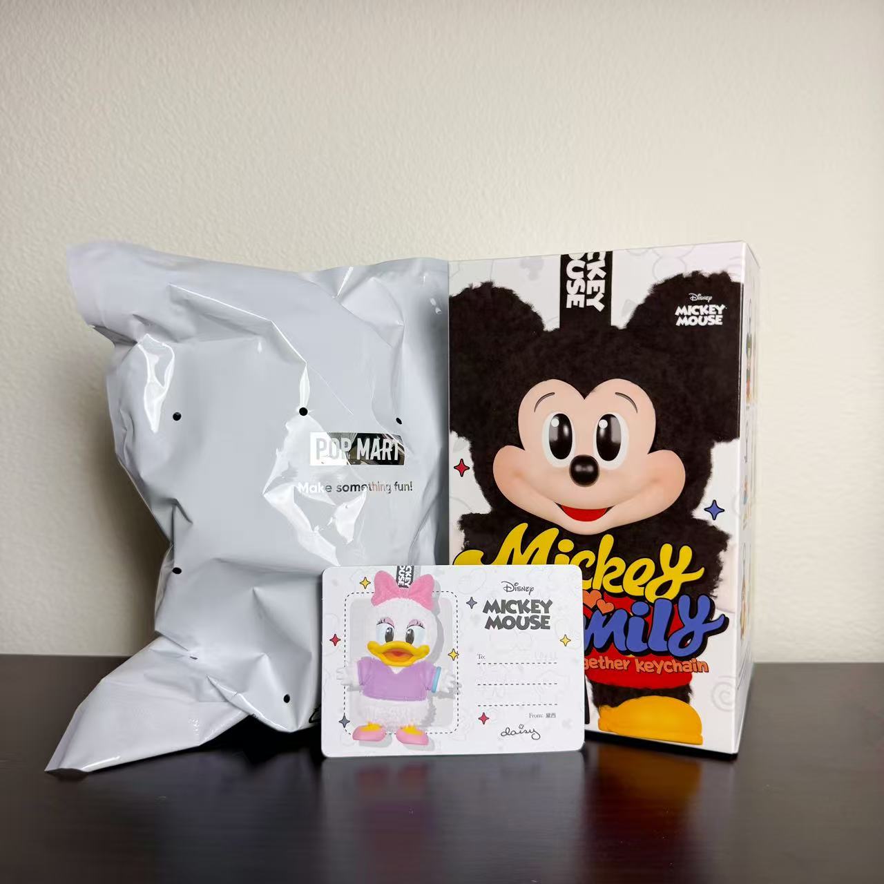 Authentic Mickey Family Cute Combination Key Chain Series Set Blind Box New
