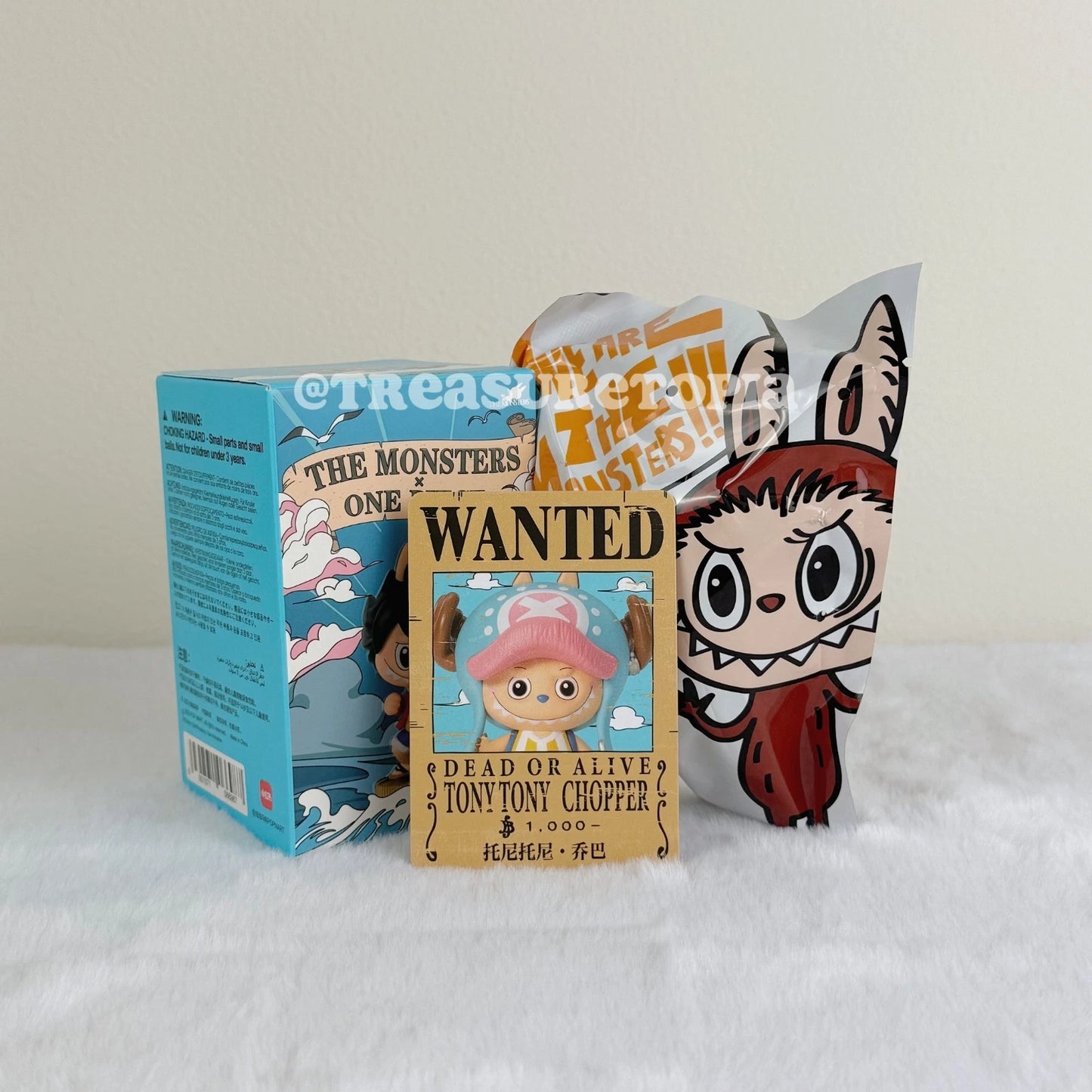 POP MART Labubu The Monsters x One Piece Series Figure Toys Dolls