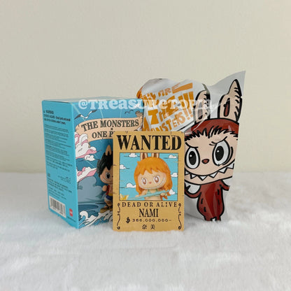 POP MART Labubu The Monsters x One Piece Series Figure Toys Dolls