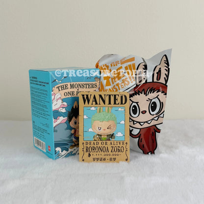 POP MART Labubu The Monsters x One Piece Series Figure Toys Dolls