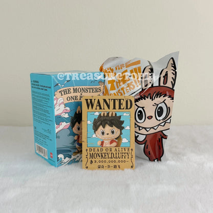 POP MART Labubu The Monsters x One Piece Series Figure Toys Dolls