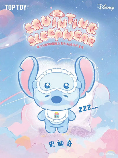 TOPTOY Disney Squinting Sleepwear Series Plush Keychains Blind Box
