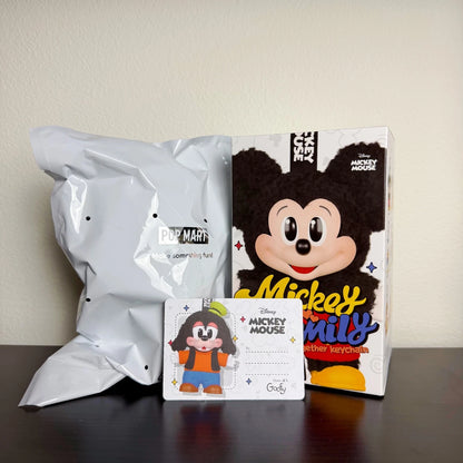 POP MART Disney Mickey Family Cute Together Keychain Blind Box