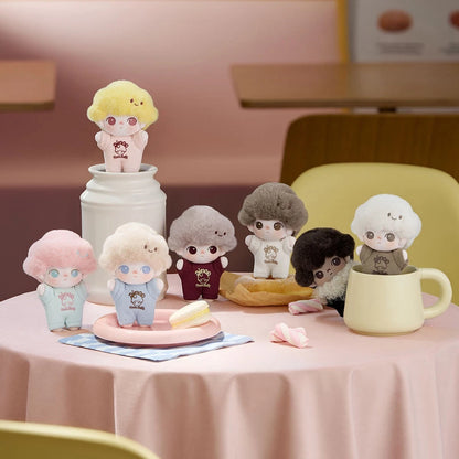 POP MART DIMOO Crush on Coffee Soft-faced Plush Keychain Blind Box