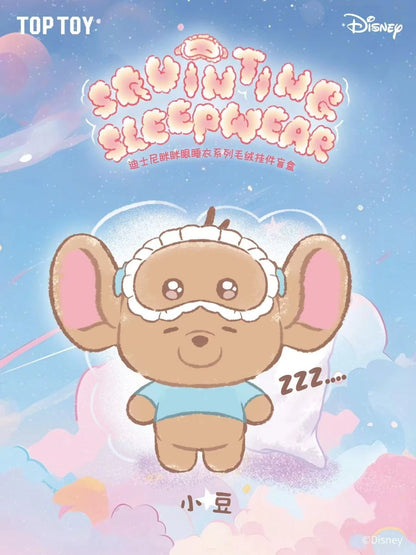 TOPTOY Disney Squinting Sleepwear Series Plush Keychains Blind Box