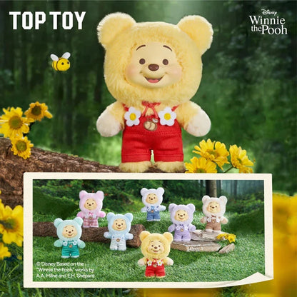 TOPTOY Winnie the Pooh Candy Bear Series Plush Blind Box Keychain