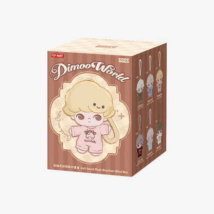 POP MART DIMOO Crush on Coffee Soft-faced Plush Keychain Blind Box