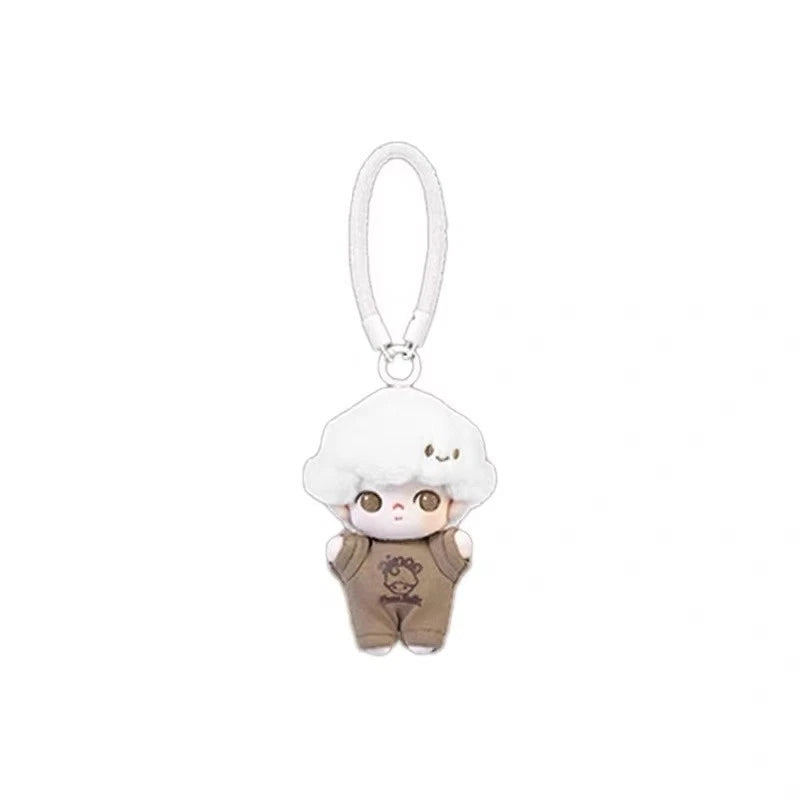 POP MART DIMOO Crush on Coffee Soft-faced Plush Keychain Blind Box