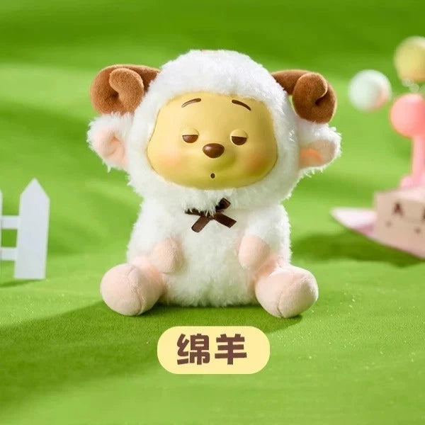 MINISO Disney Winnie The Pooh Naughty Team Plush Pendant Blind Box