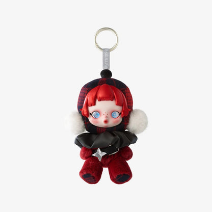 Authentic POP MART SKULLPANDA Winter Symphony Series Plush Keychain