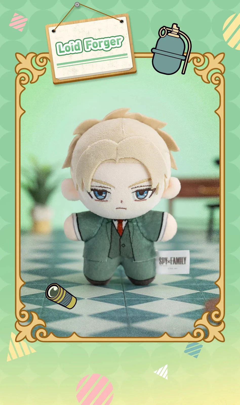 POP MART SPY x FAMILY Character Series Plush Blind Box Pendan Anya