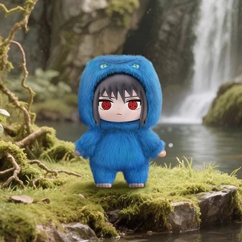 EAKI Naruto Beast Party Plush Pendant Blind Box Figure Anime