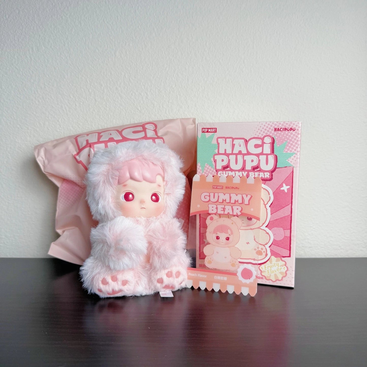 POP MART HACIPUPU GUMMY BEAR SERIES-VINYL PLUSH PENDANT BLIND BOX