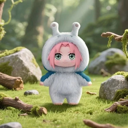 EAKI Naruto Beast Party Plush Pendant Blind Box Figure Anime