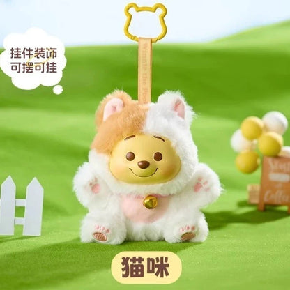 MINISO Disney Winnie The Pooh Naughty Team Plush Pendant Blind Box