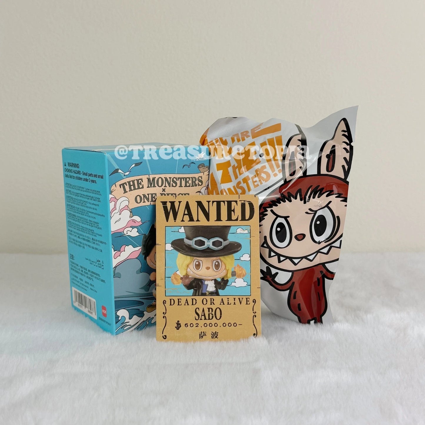 POP MART Labubu The Monsters x One Piece Series Figure Toys Dolls