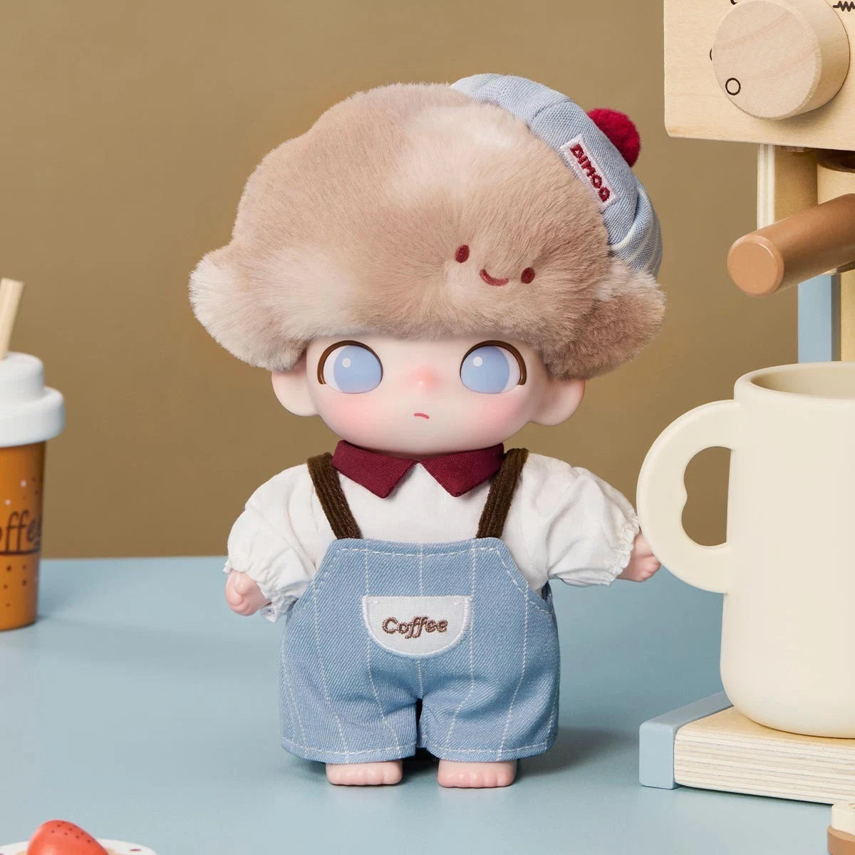DIMOO CRUSH ON COFFEE SERIES - VINYL PLUSH BLISTER PACK | HANGING CARD