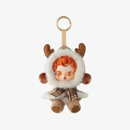 Authentic POP MART SKULLPANDA Winter Symphony Series Plush Keychain