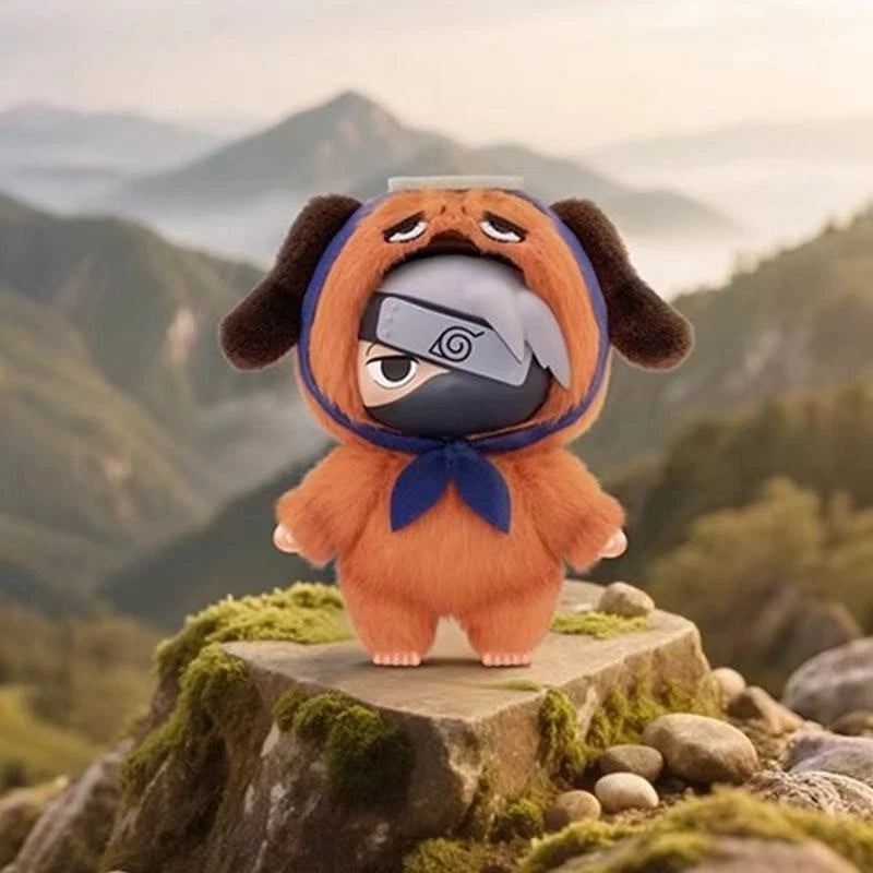 EAKI Naruto Beast Party Plush Pendant Blind Box Figure Anime