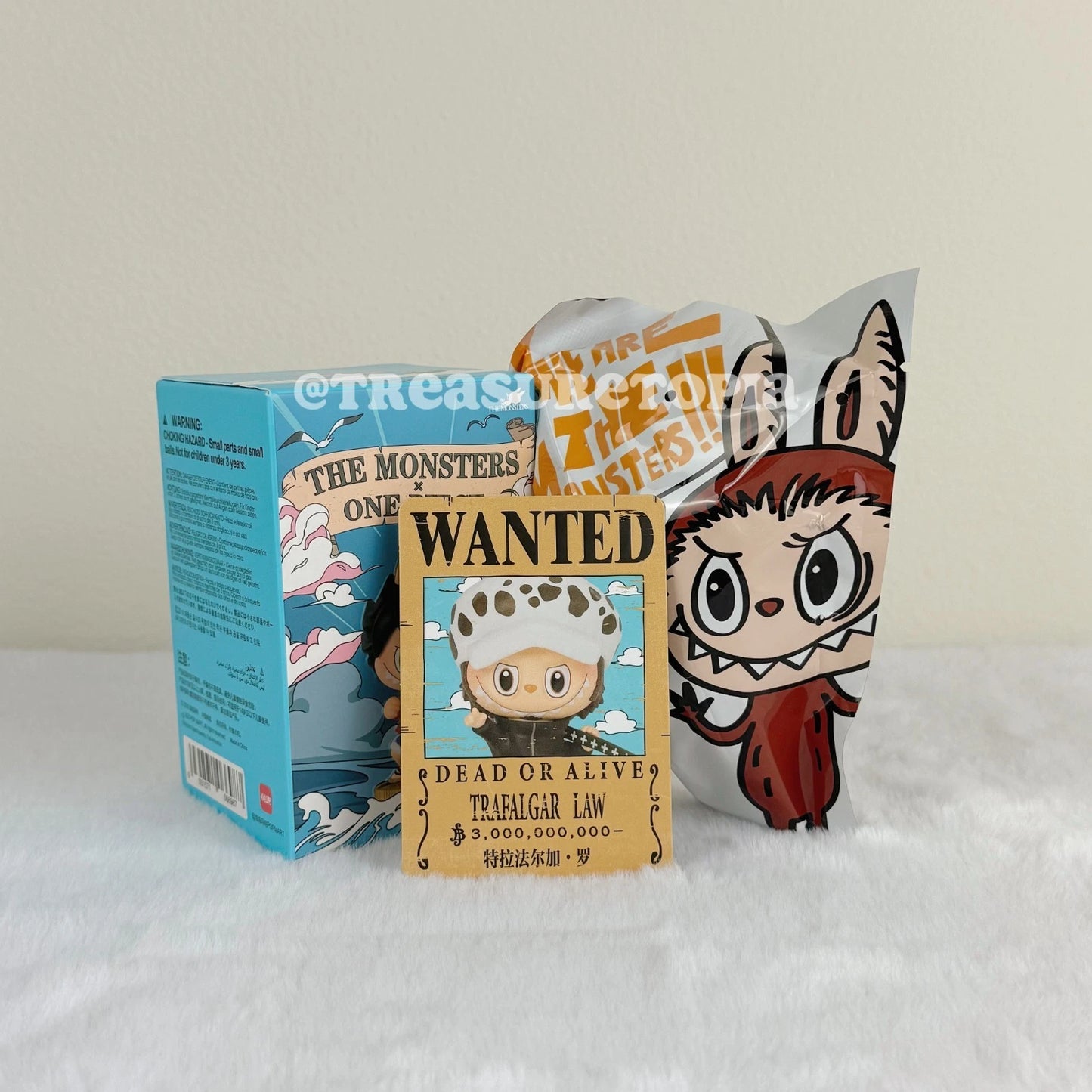 POP MART Labubu The Monsters x One Piece Series Figure Toys Dolls