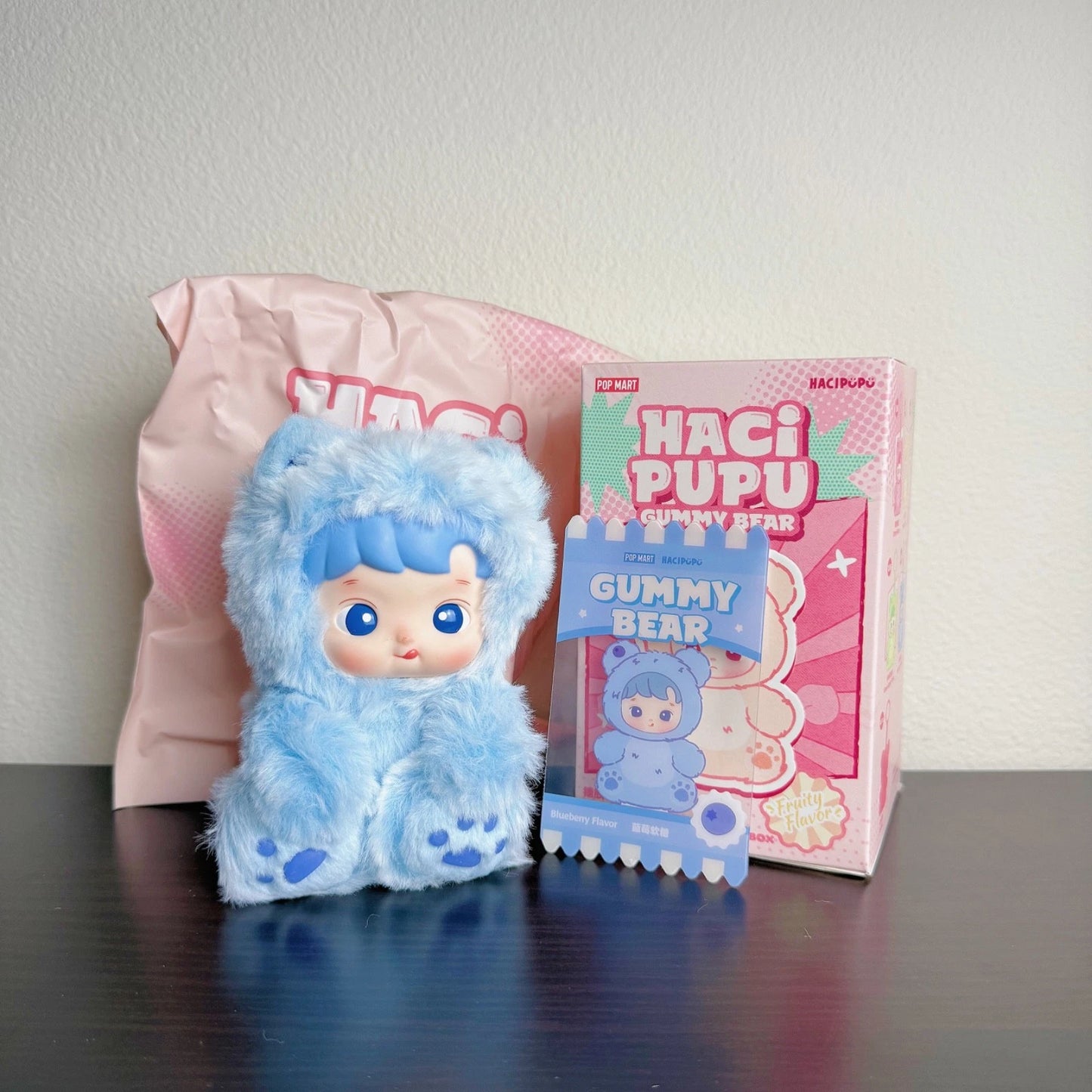POP MART HACIPUPU GUMMY BEAR SERIES-VINYL PLUSH PENDANT BLIND BOX