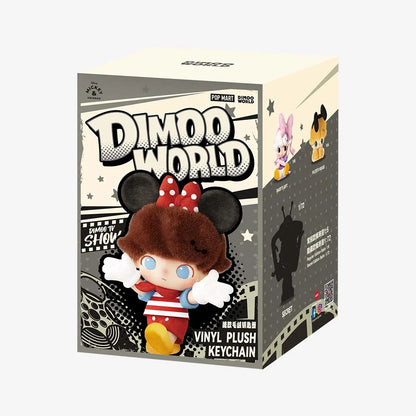 POP MART Dimoo World x Disney Series Blind Box Vinyl Plush Keychain