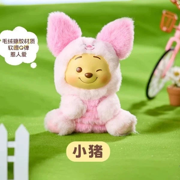 MINISO Disney Winnie The Pooh Naughty Team Plush Pendant Blind Box