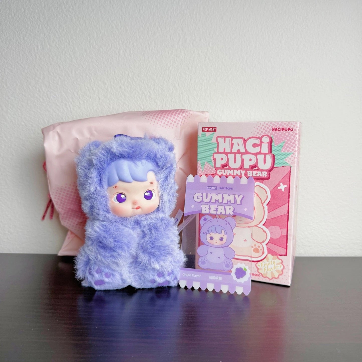 POP MART HACIPUPU GUMMY BEAR SERIES-VINYL PLUSH PENDANT BLIND BOX