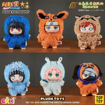 EAKI Naruto Beast Party Plush Pendant Blind Box Figure Anime