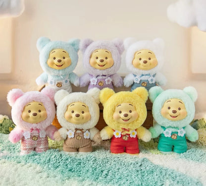 TOPTOY Winnie the Pooh Candy Bear Series Plush Blind Box Keychain