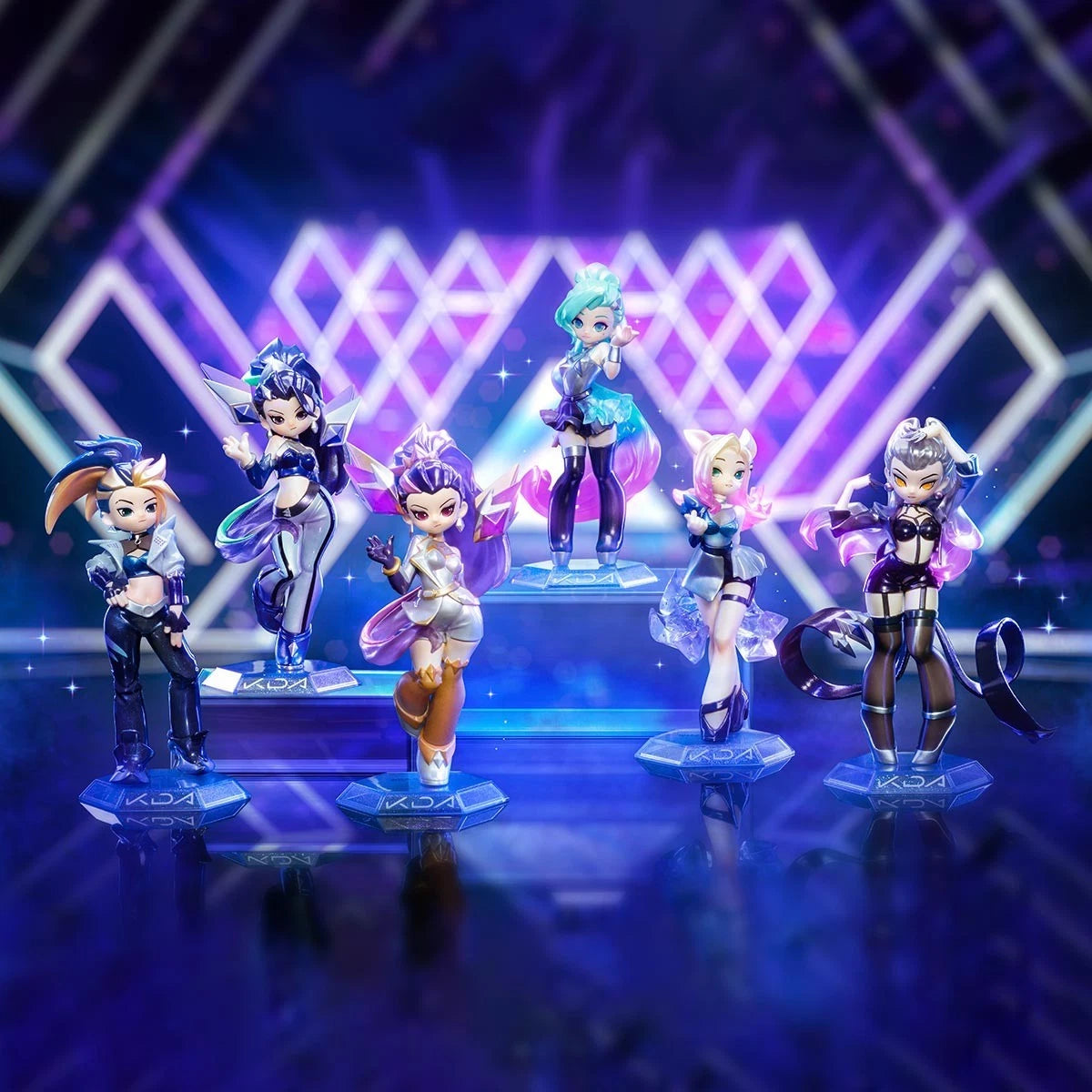 POP MART LOL KDA League of Legends K/DA ALL OUT Series Blind Box Figure