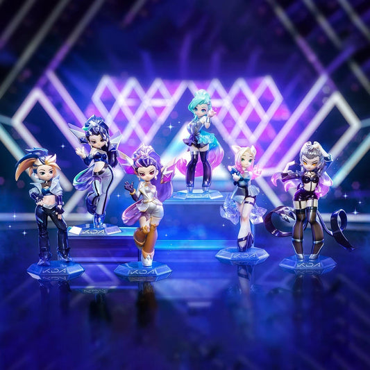 POP MART LOL KDA League of Legends K/DA ALL OUT Series Blind Box Figure